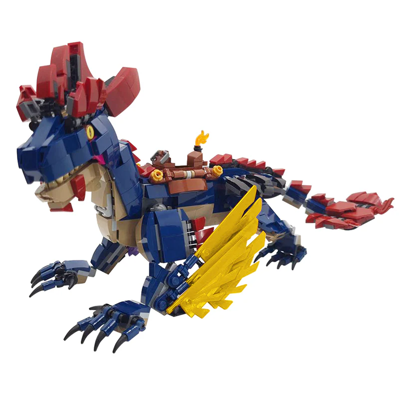 GOBRICKS MOC 106666 Ark Rock Drake - YWOBB