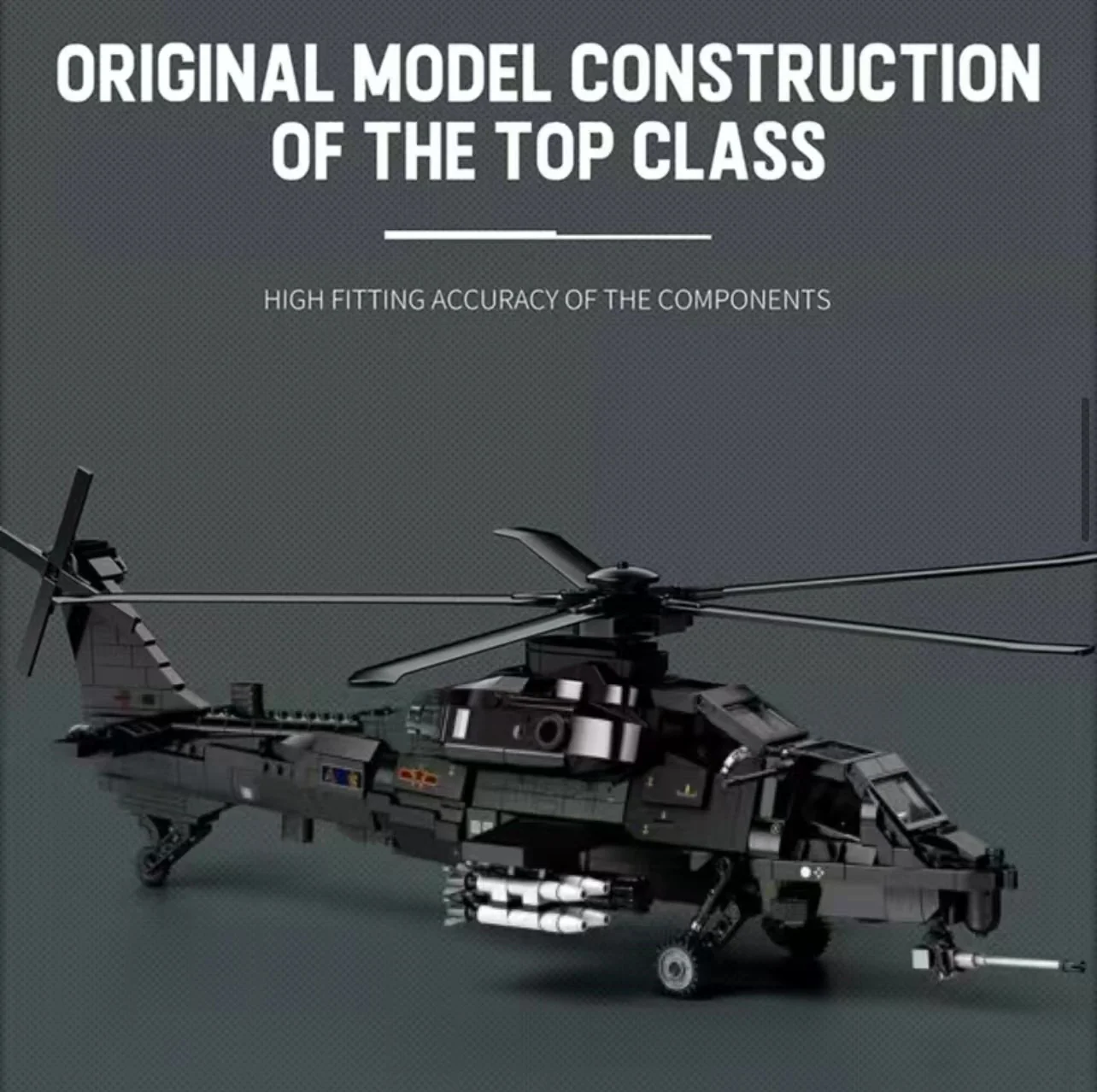 Reobrix 33033 CAICZ-10 Gunships Helicopter - YWOBB