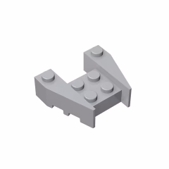 GOBRICKS GDS-947 Wedge 3 x 4 with Stud Notches - YWOBB