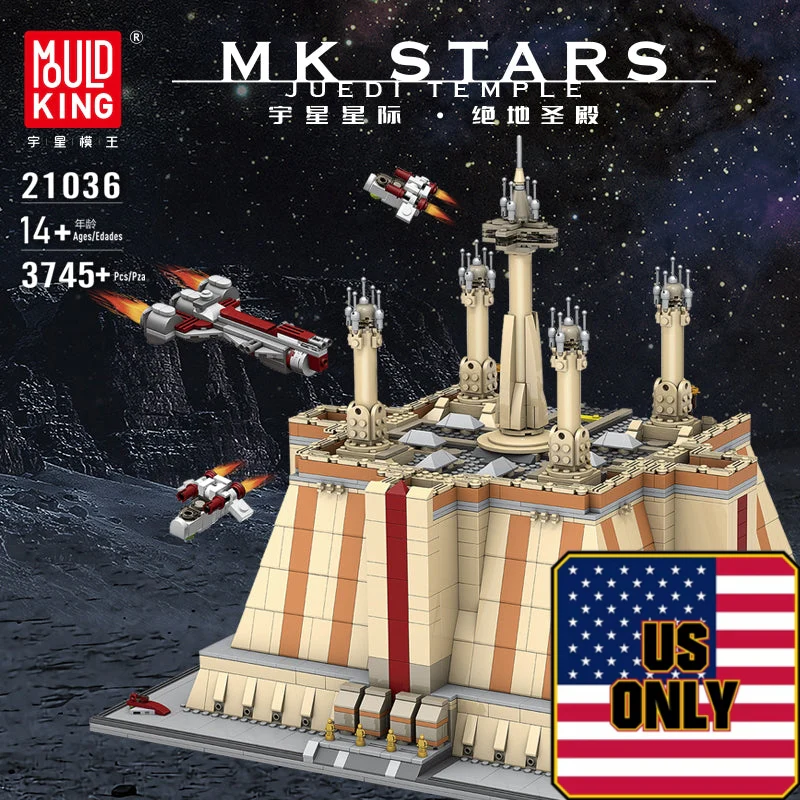 Mould King 21036 Jedi Temple OVP US Warehouse Version - YWOBB