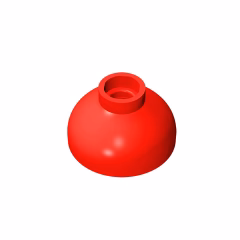 GOBRICKS GDS-1224 Round 2 x 2 Dome Bottom - YWOBB