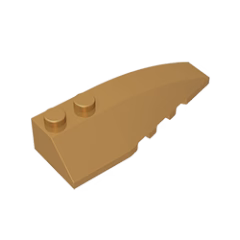 GOBRICKS GDS-745 Wedge 6 x 2 Right - YWOBB
