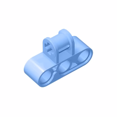 GOBRICKS GDS-939 Axle and Pin Connector Perpendicular Triple - YWOBB