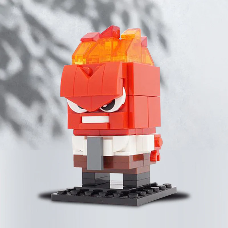 GOBRICKS MOC 136894 Anger - YWOBB