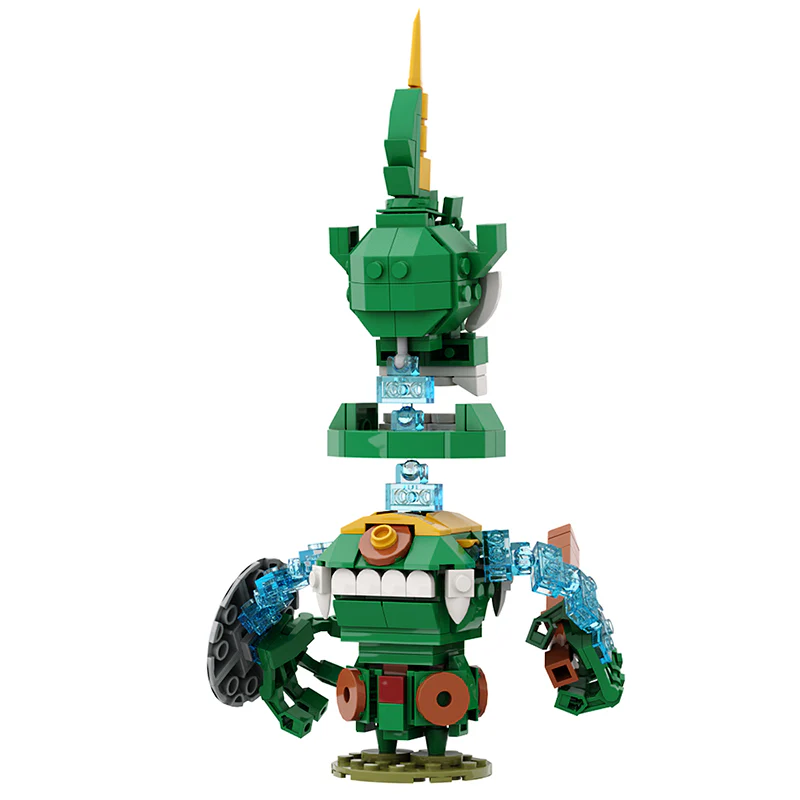 GOBRICKS MOC A1024Y01 Golem Guard-Shield Soldier - YWOBB