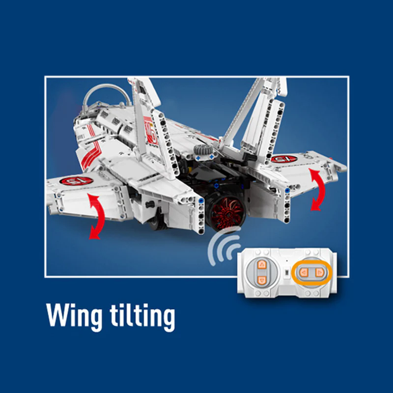 Mould King 15013 RC Airplane - YWOBB