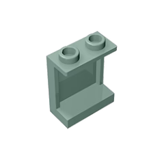 GOBRICKS GDS-785 Panel 1 x 2 x 2 with Side Supports - Hollow Studs - YWOBB