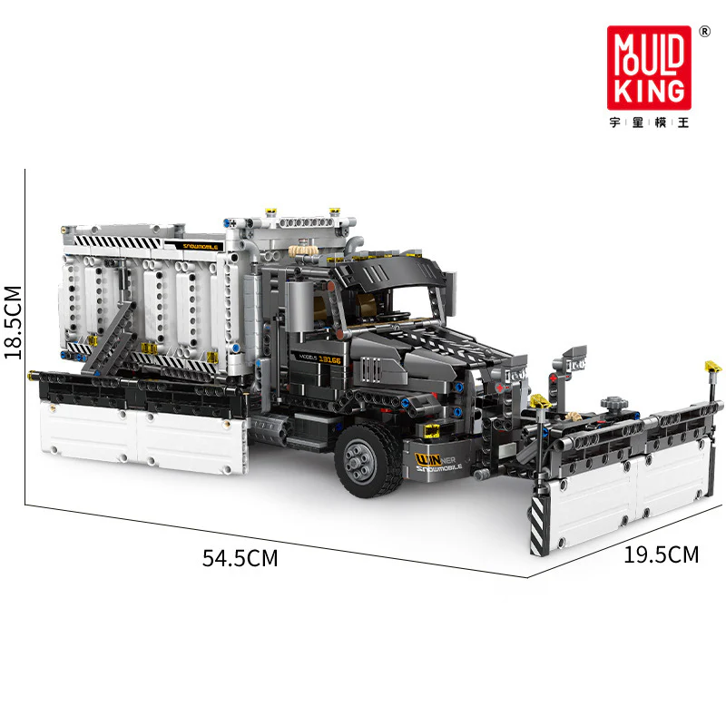 Mould King 13166 The Snowplow Truck - YWOBB