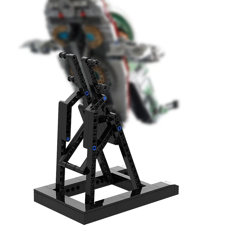 GOBRICKS MOC 75109 Display Stand for Slave I - YWOBB