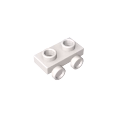 GOBRICKS GDS-90192 Bracket 1 x 2 with lower bump on one side - YWOBB