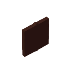 GOBRICKS GDS-791 Glass for Window 1 x 2 x 2 Flat Front - YWOBB