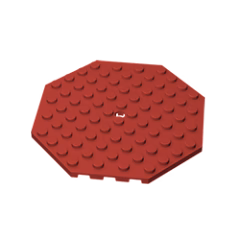 GOBRICKS GDS-840  Modified 10 x 10 Octagonal with Hole - YWOBB