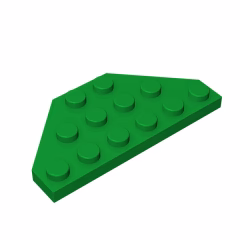 GOBRICKS GDS-703  Plate 3 x 6 Cut Corners - YWOBB