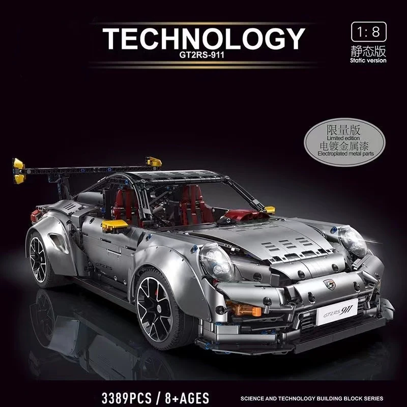 Customized 10560A 1:8 Porsche 911 GT2 RS - YWOBB