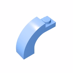GOBRICKS GDS-719  Arch 1 x 3 x 2 Curved Top - YWOBB
