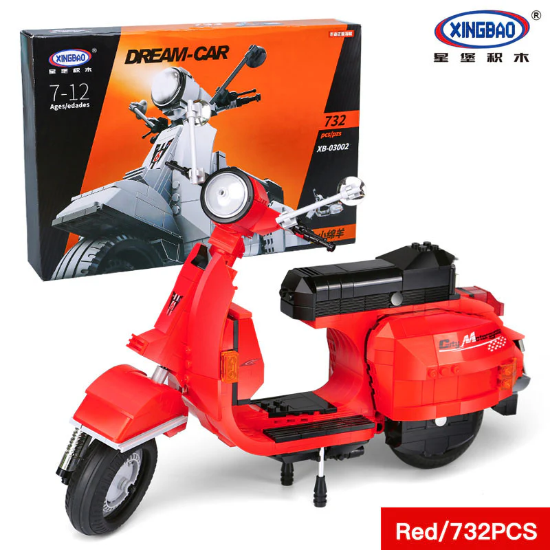 XINGBAO XB-03002 The Vespa P200 Moto - YWOBB