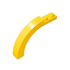 GOBRICKS GDS-720 Arch 1 x 6 x 3 1/3 Curved Top - YWOBB