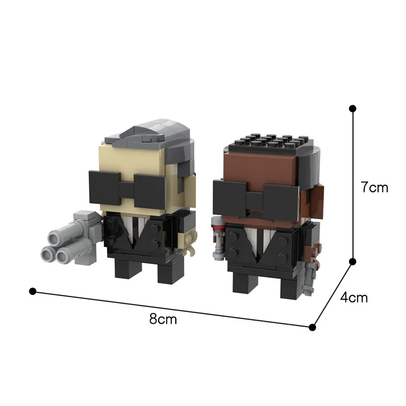 MOC 49034 Men in Black Brickheadz - YWOBB