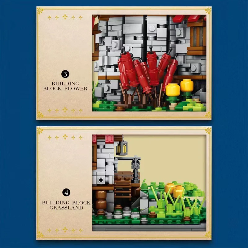 Reobrix 66014 European Century Windmills Town - YWOBB