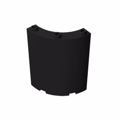 GOBRICKS GDS-774 Cylinder Quarter 4 x 4 x 6 - YWOBB