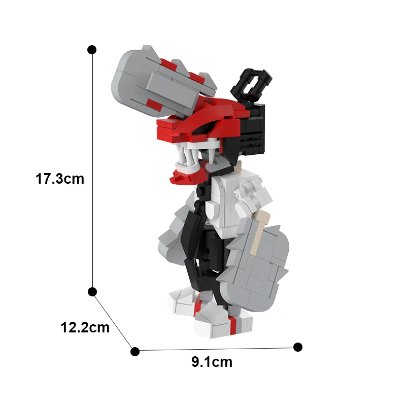 GOBRICKS MOC A0059 chainsaw man - YWOBB