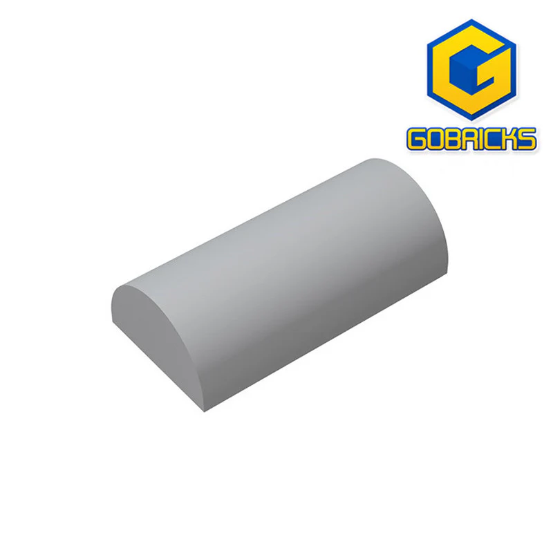 GOBRICKS GDS-1115 Curved 2 x 4 Double - YWOBB