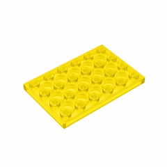 GOBRICKS GDS-520 Plate 4 x 6 - YWOBB
