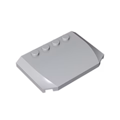 GOBRICKS GDS-1302 Wedge 4 x 6 x 2/3 Triple Curved - YWOBB