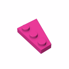 GOBRICKS GDS-546  Plate 3 x 2 Left - YWOBB