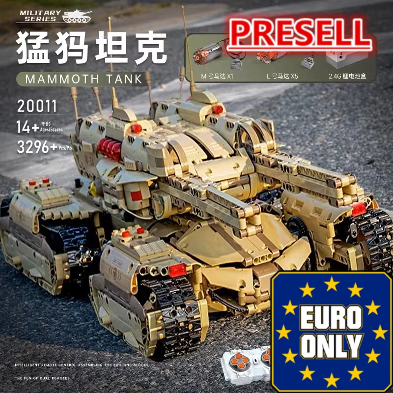 Mould King 20011 Mammoth Tank OVP EU Warehouse Version - YWOBB