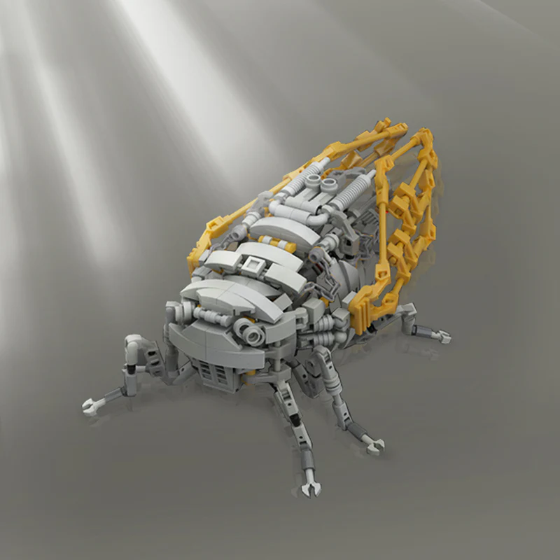 GOBRICKS MOC 48864 Mechanical cicada carrier (Mode A) - YWOBB