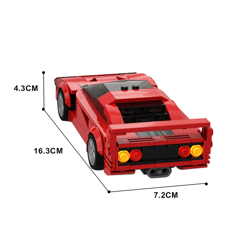 GOBRICKS MOC 104559 Ferrari F40 - YWOBB