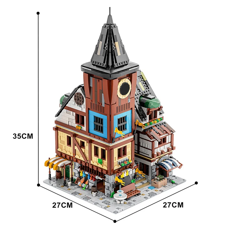 GOBRICKS MOC A1116 Medieval Market - YWOBB