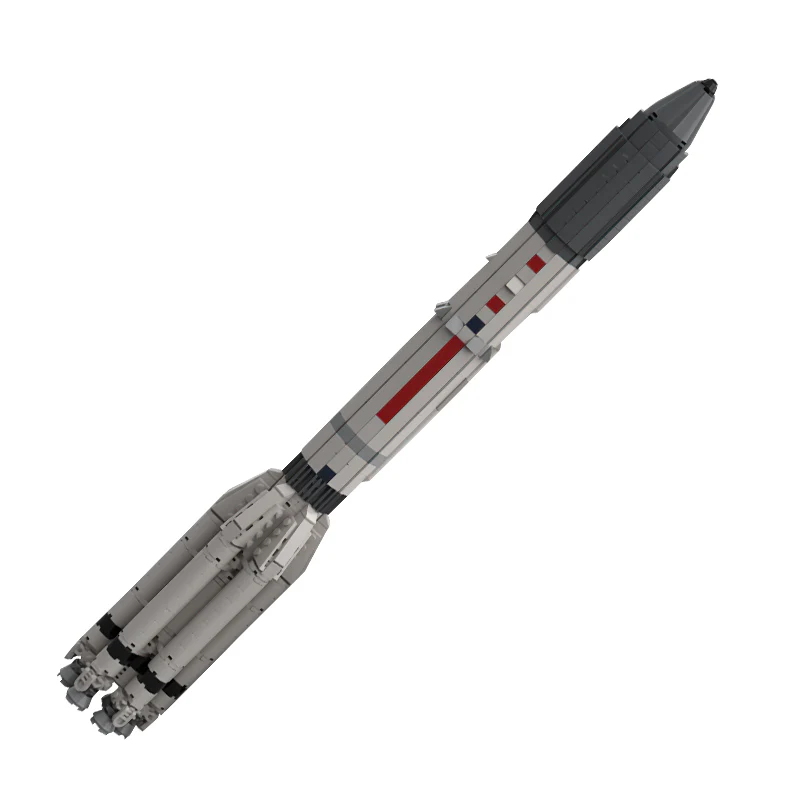 GOBRICKS MOC 39838 Proton M (1:110 Saturn V scale) - YWOBB