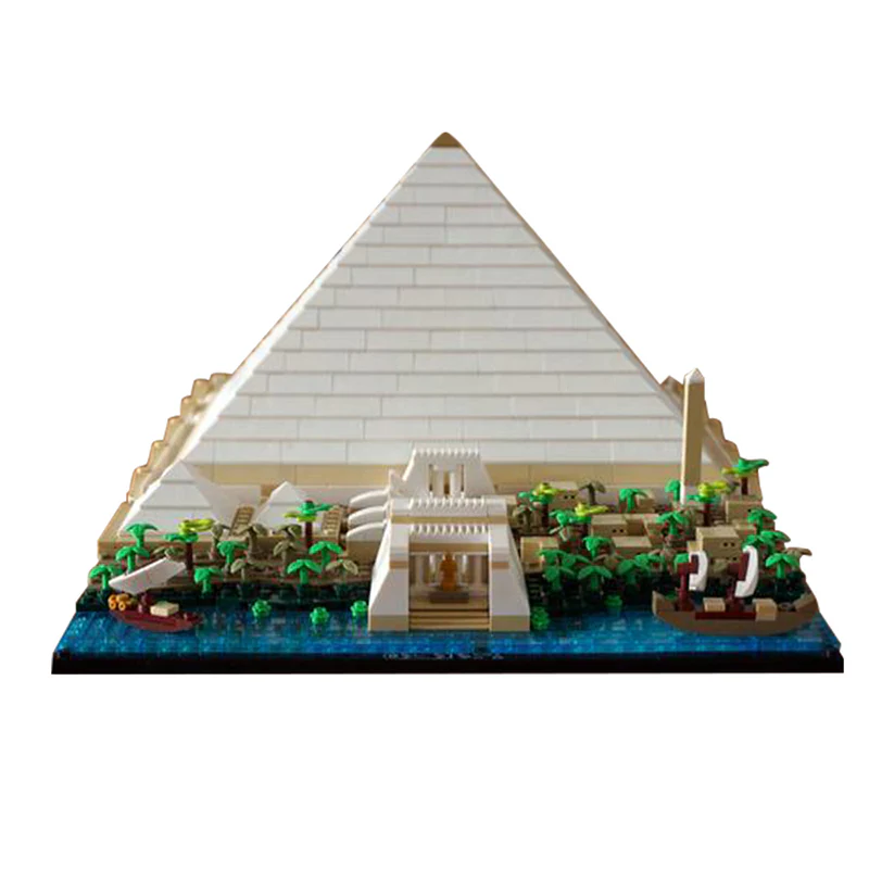 GOBRICKS MOC 116457 Building of the Great Pyramid - YWOBB