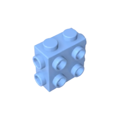 GOBRICKS GDS-90082 Brick Modified 1 x 2 x 1 2/3 with Studs on Side and Ends - YWOBB