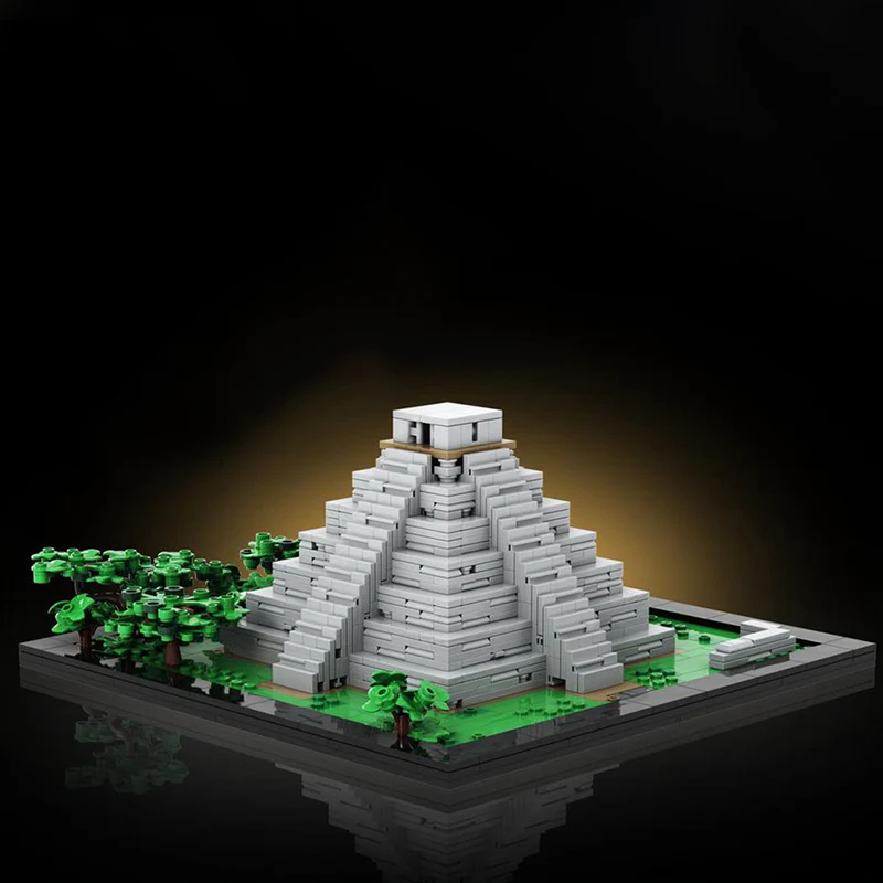 GOBRICKS MOC 137047 Mayan Pyramid - YWOBB