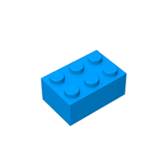 GOBRICKS GDS-541 Brick 2 x 3 - YWOBB