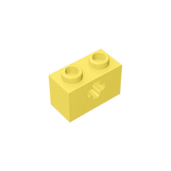 GOBRICKS GDS-633  Brick 1 x 2 with Axle Hole - YWOBB