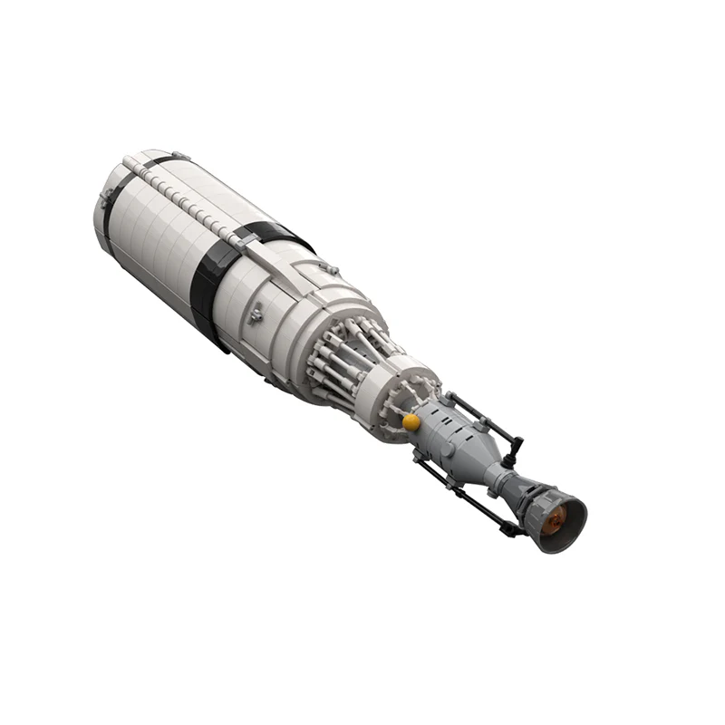 GOBRICKS MOC 28541 Reusable Nuclear Shuttle (1:110 Saturn V scale) - YWOBB