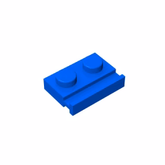 GOBRICKS GDS-806  Modified 1 x 2 with Door Rail - YWOBB