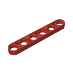 GOBRICKS GDS-694 Liftarm Thin 1 x 6 - YWOBB