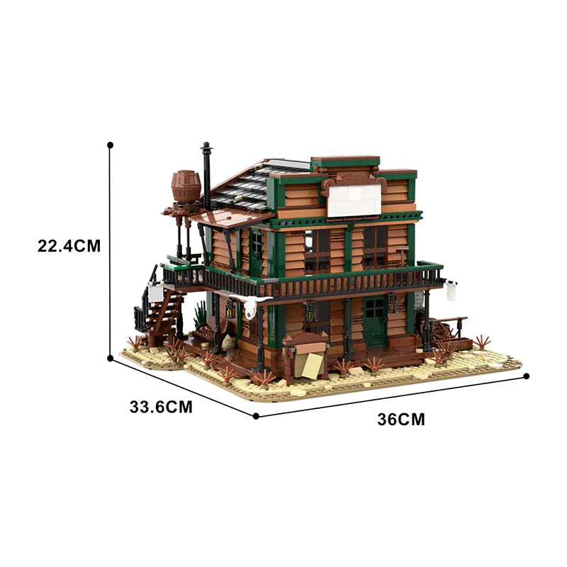 GOBRICKS MOC 151938 Sheriff's Office - Wild West - YWOBB