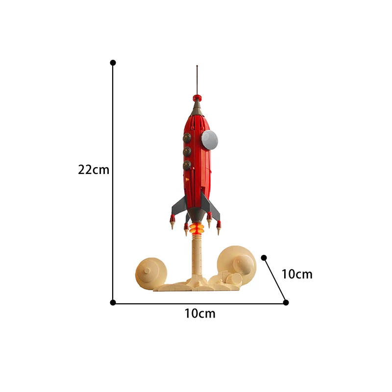 MOC 48957 Retrofuturistic Rocketshipby TheCorollaGuy - YWOBB