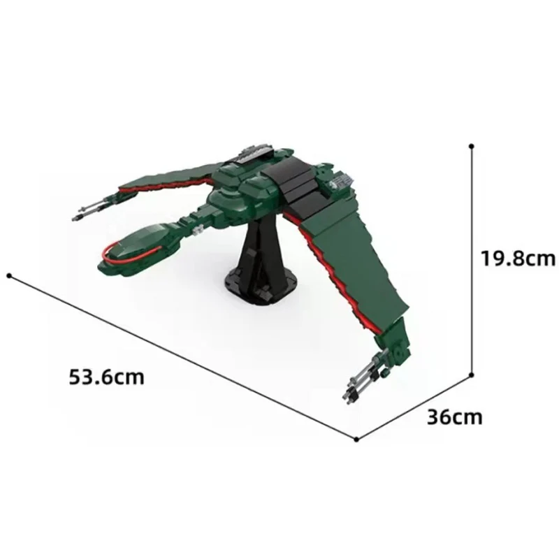 MOC C7735 Star Trek Klingon Ship - YWOBB