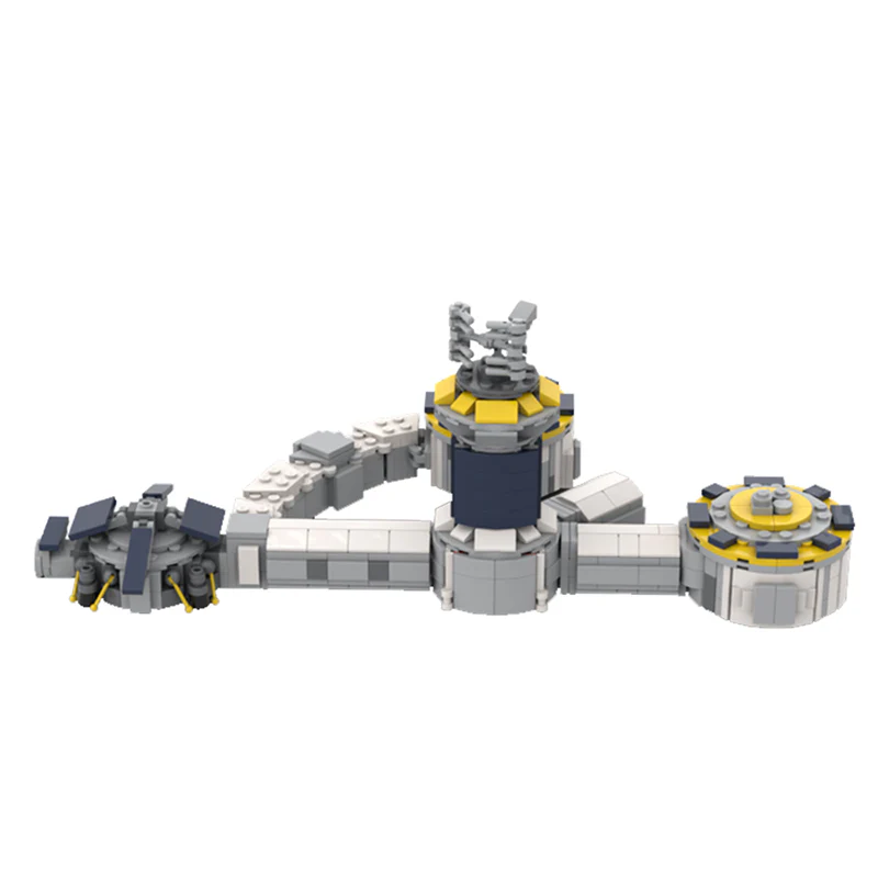 GOBRICKS MOC 130781 Jamestown base Season 2  - For all mankind (nanofigure scale) - YWOBB