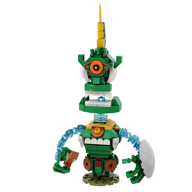 GOBRICKS MOC A1024Y01 Golem Guard-Shield Soldier - YWOBB