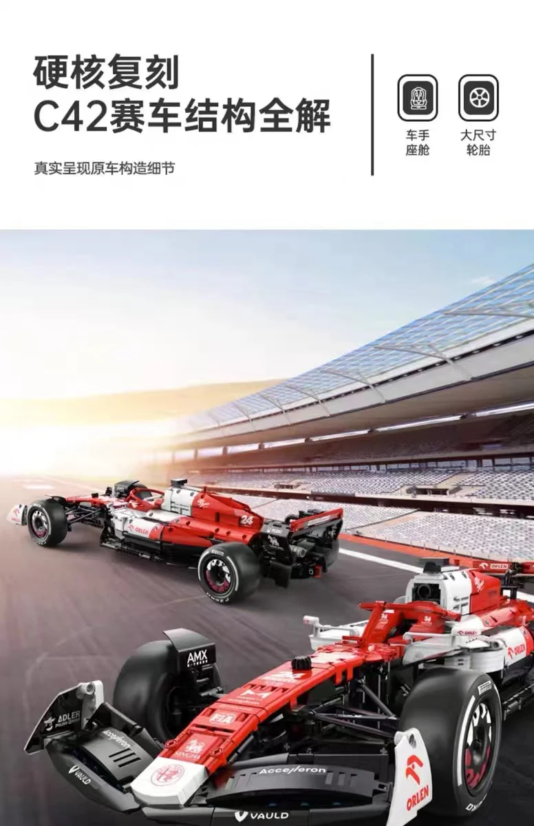 RASTAR 94400 1:8 Alfa Romeo F1 C42 RC Version OVP EU Warehouse Version - YWOBB