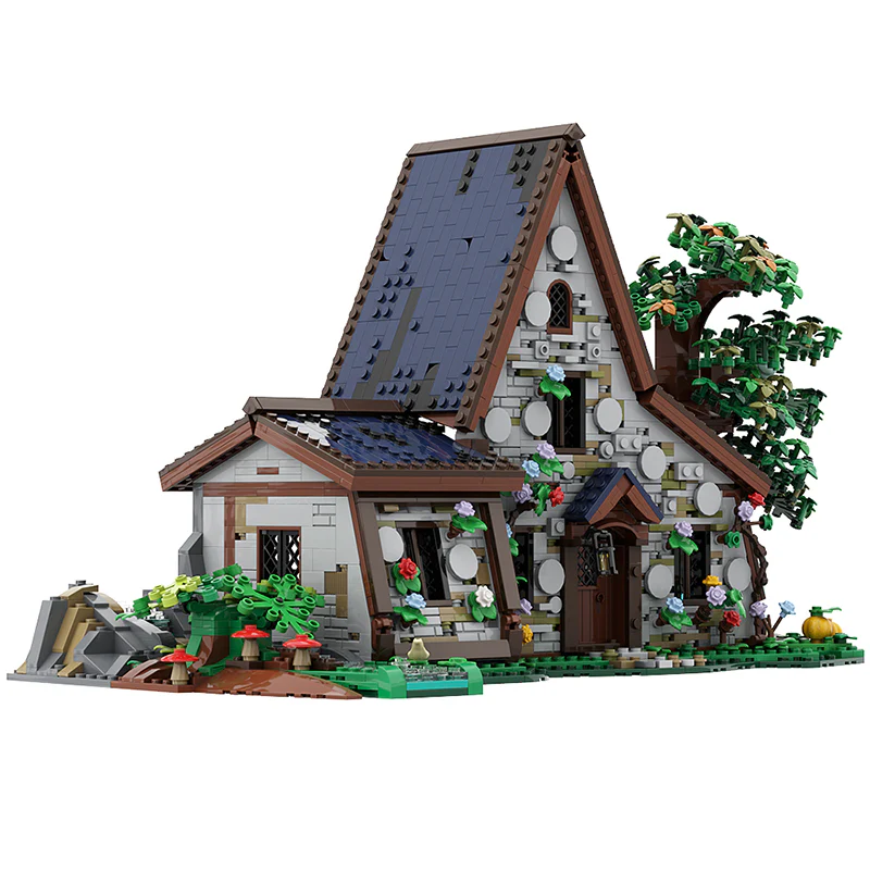 GOBRICKS MOC A1021 witch house - YWOBB