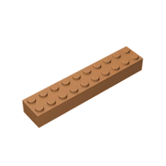 GOBRICKS GDS-545 Brick 2 x 10 - YWOBB